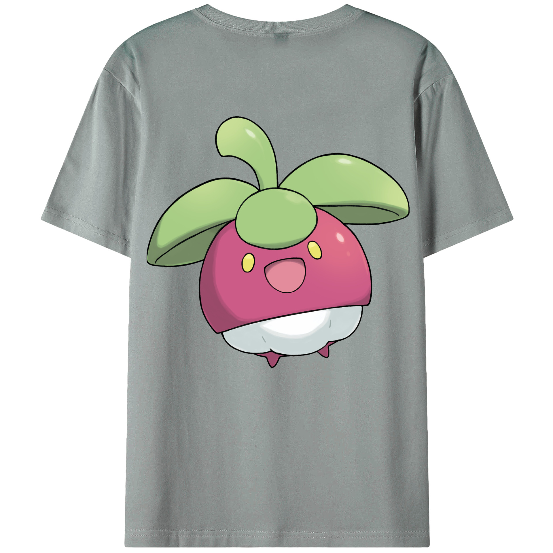 （画像用） ポケットモンスター Pokémon 綿100％ メンズ半袖Tシャツ（バックプリント） 通気性